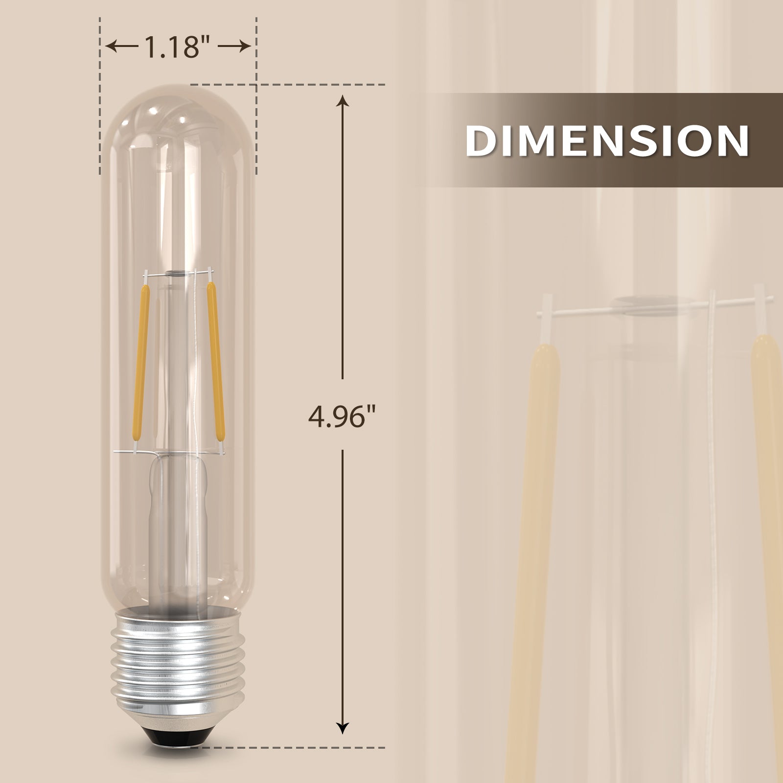HYMELA Specialized LED Bulb V03/V04 Battery Operated Wall Sconce