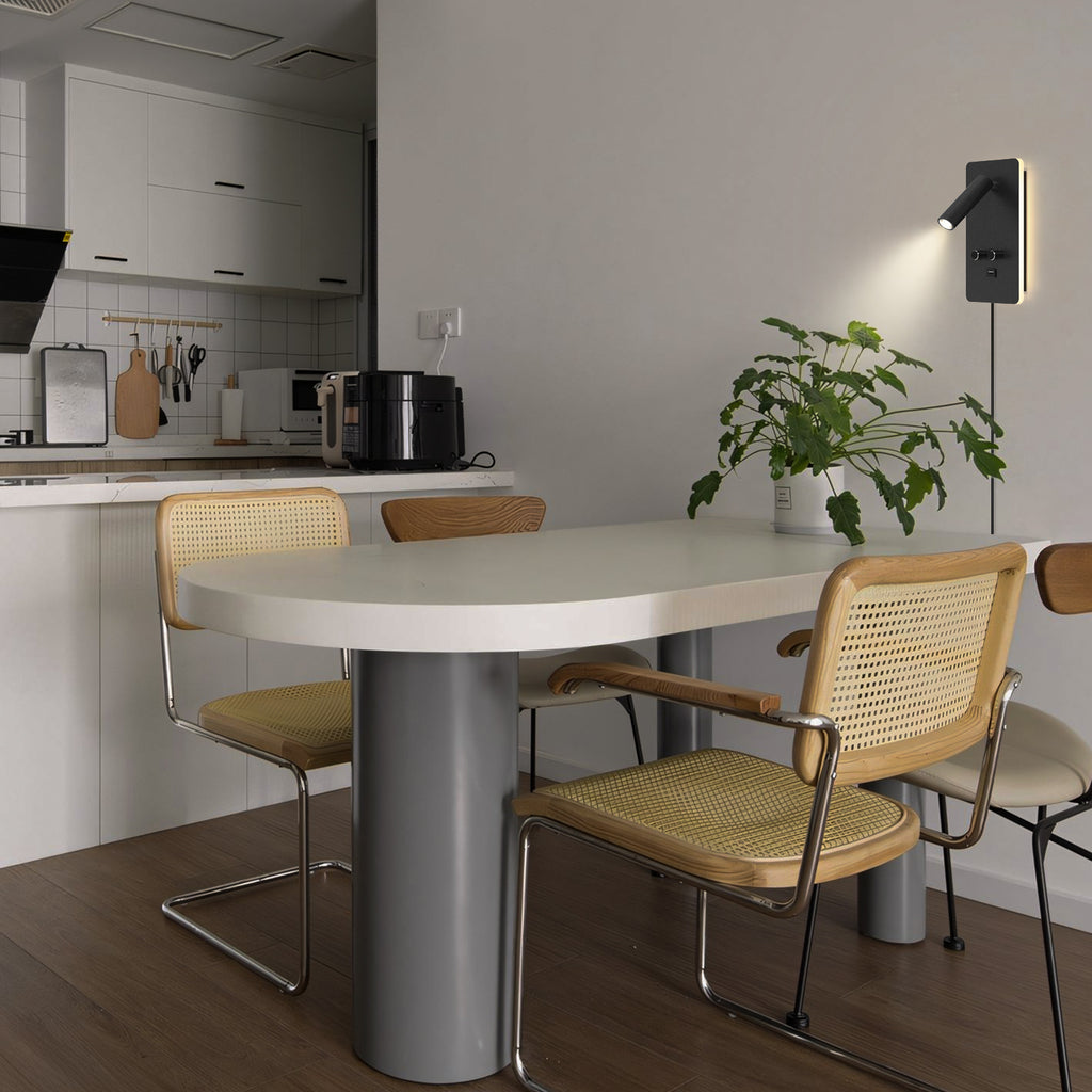 M04 Dimmable Wall Light with Spotlight + Ambient Backlight for Kitchen