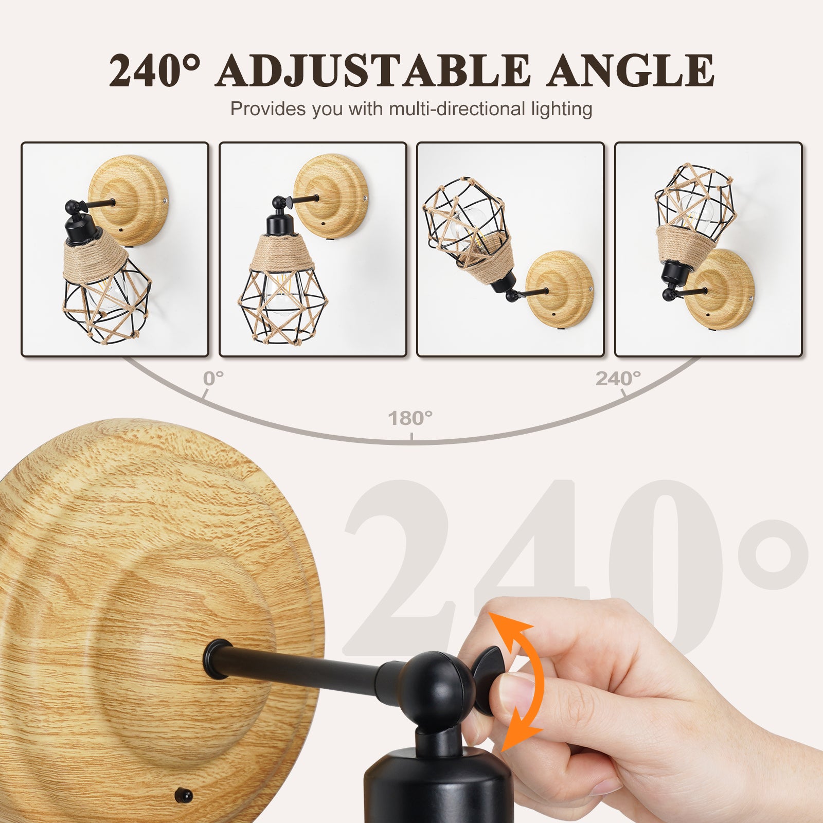 N06 Battery Operated Rustic Wall Sconces with Remote for All Home Styles