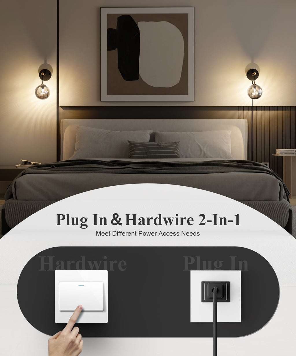 Modern Dimmable Wall Sconce with Smoked Grey Glass Ball Shade for All Home Styles(1W-3W G9 Bulb Included)