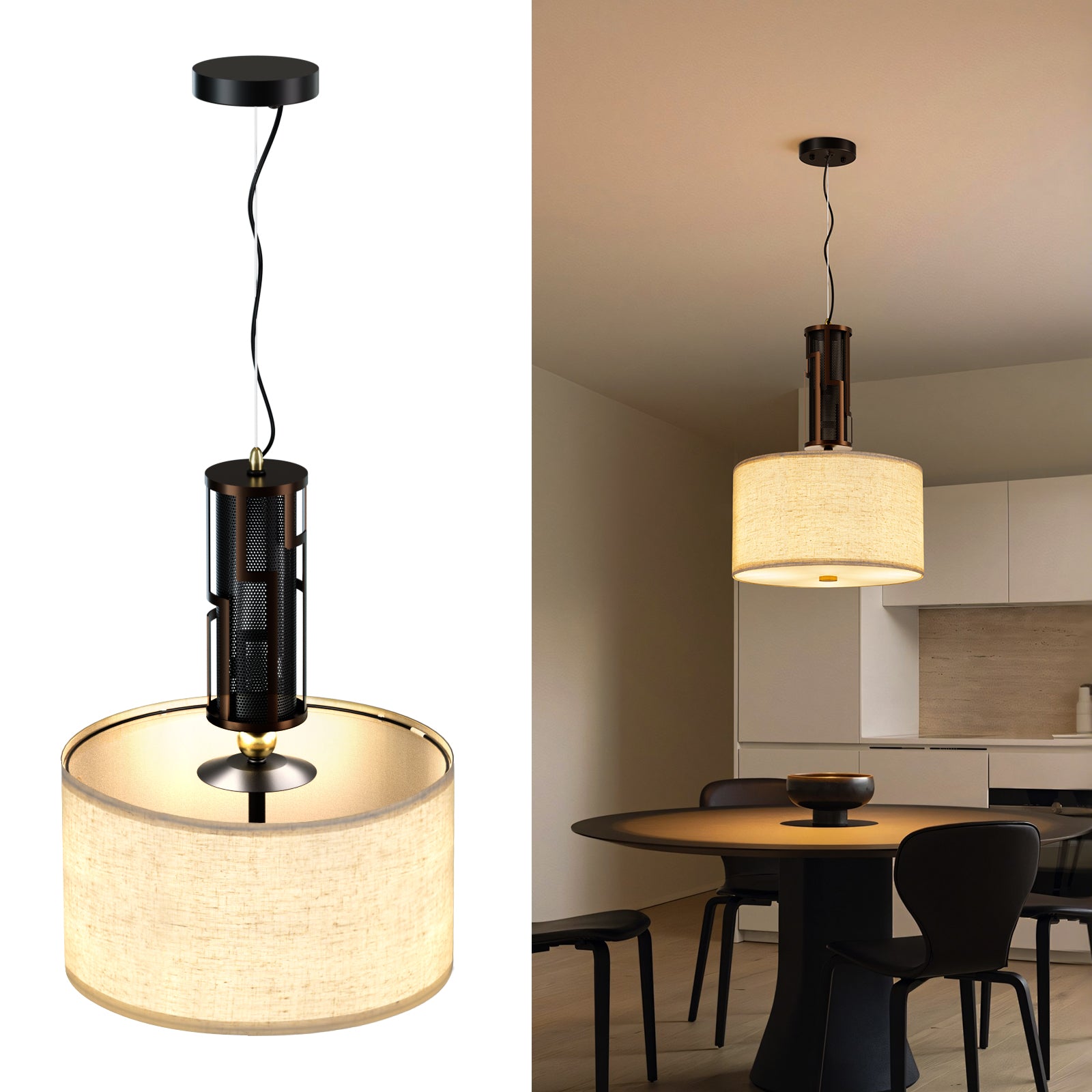 V07-4 Vintage Pendant Light