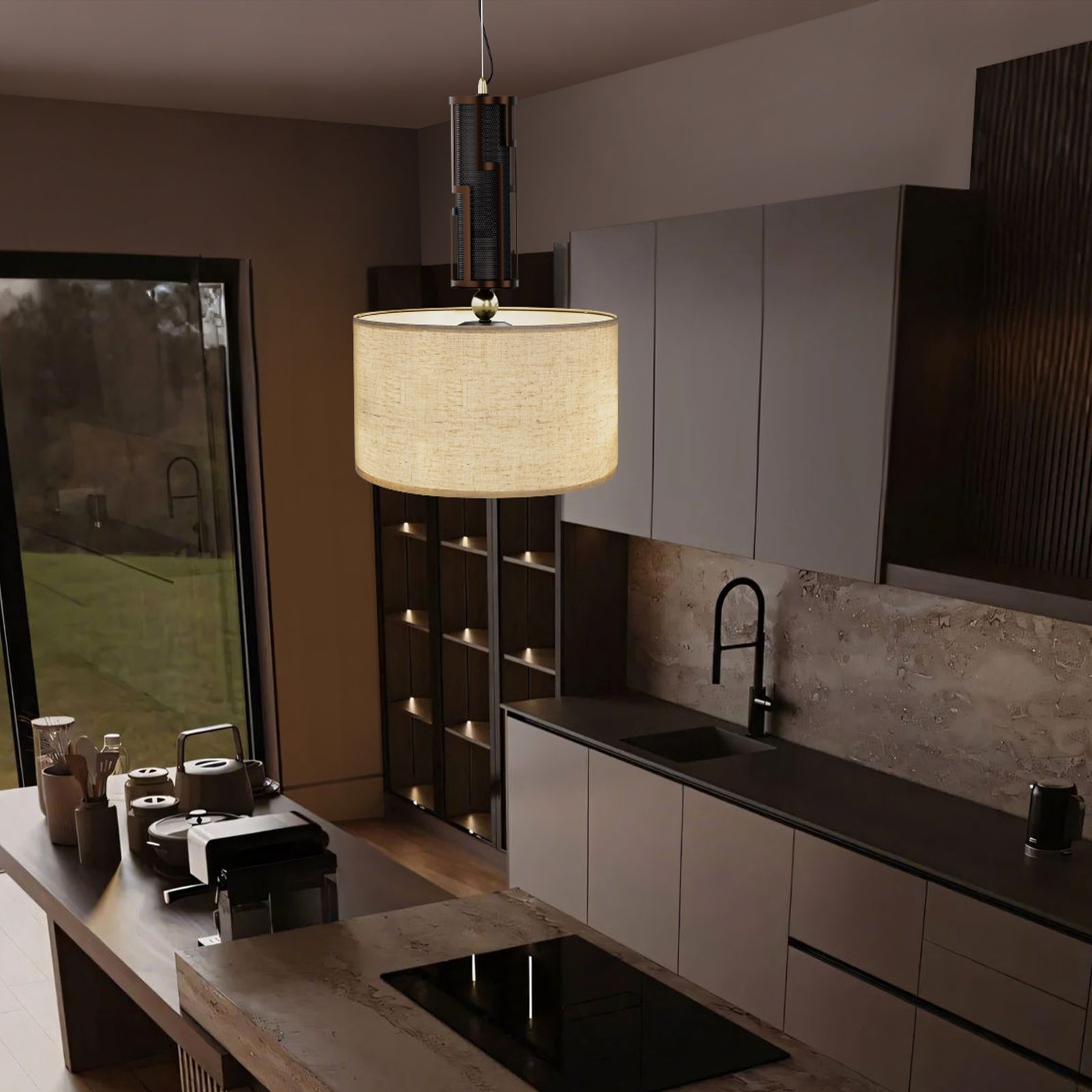 V07-4 Vintage Pendant Light