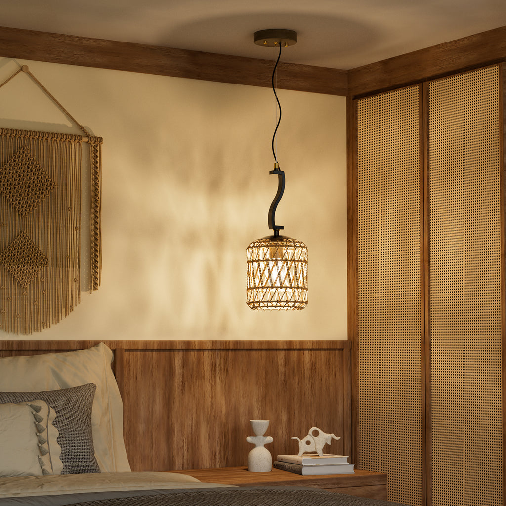 N11-4-1 Adjustable Farmhouse Pendant Light Fixtures for All Home Styles(Bulb Included)