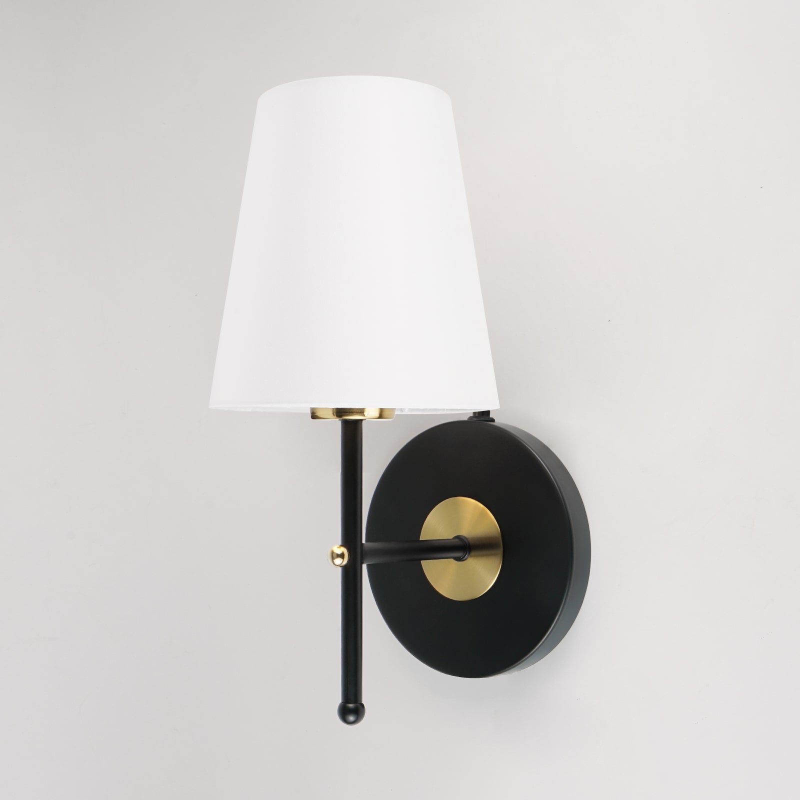 C01 Wall Mount LED Light with Linen Fabric Shade Bedside Wall Lamp