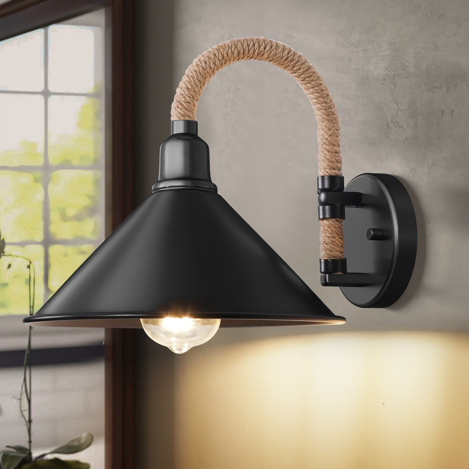 Industrial farmhouse wall sconce clearance