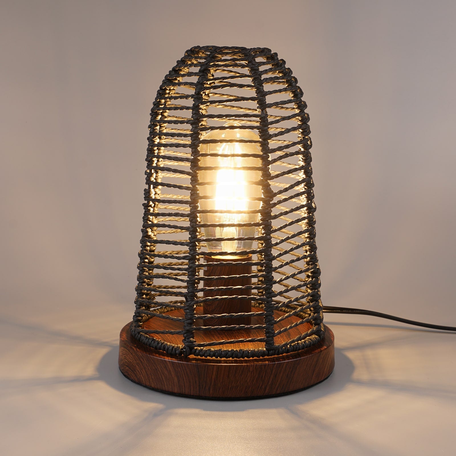 N04 Farmhouse Table Lamp 3-Way Dimmable Ideal for Bedside Lamp