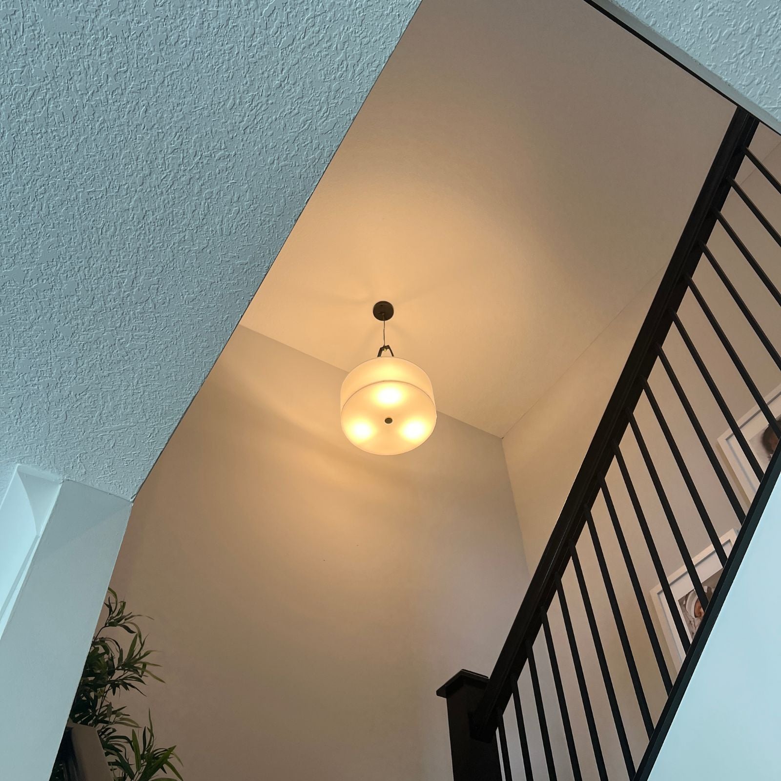 C07-4 Drum Chandelier for Kitchen 3-Light Fabric Pendant Light 18" Cylinder Light Fixtures