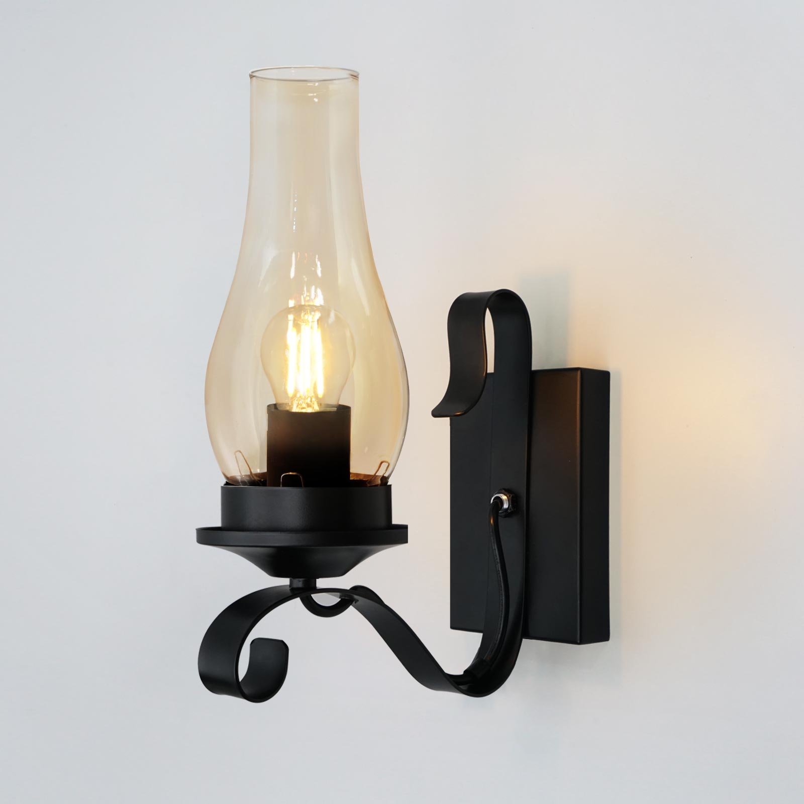 V01 Antique Kerosene Lamps Metal for Outdoor Farmhouse Indoor Bedroom